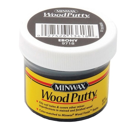 Minwax 3.8 Oz Ebony Wood Putty Oil-Based Non-Hardening 9718